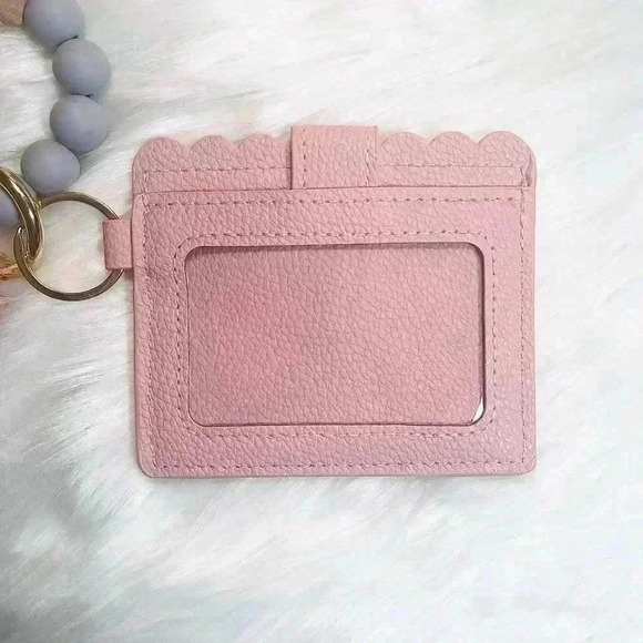 Wristlet Card Wallet Bracelet in Pink - Picture 6 of 6